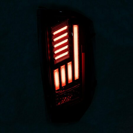 RENEGADE Led Sequential Tail Light Set ; Black/Smoke CTRNG0667-BS-SQ